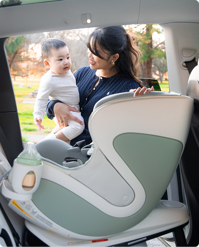 Smart Convertible Car Seat with App Alerts and Premium Comfort