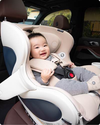 Smart Convertible Car Seat with App Alerts and Premium Comfort