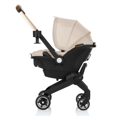 Shyft DualRide Infant Car Seat Stroller Combo SensorSafe Champagne