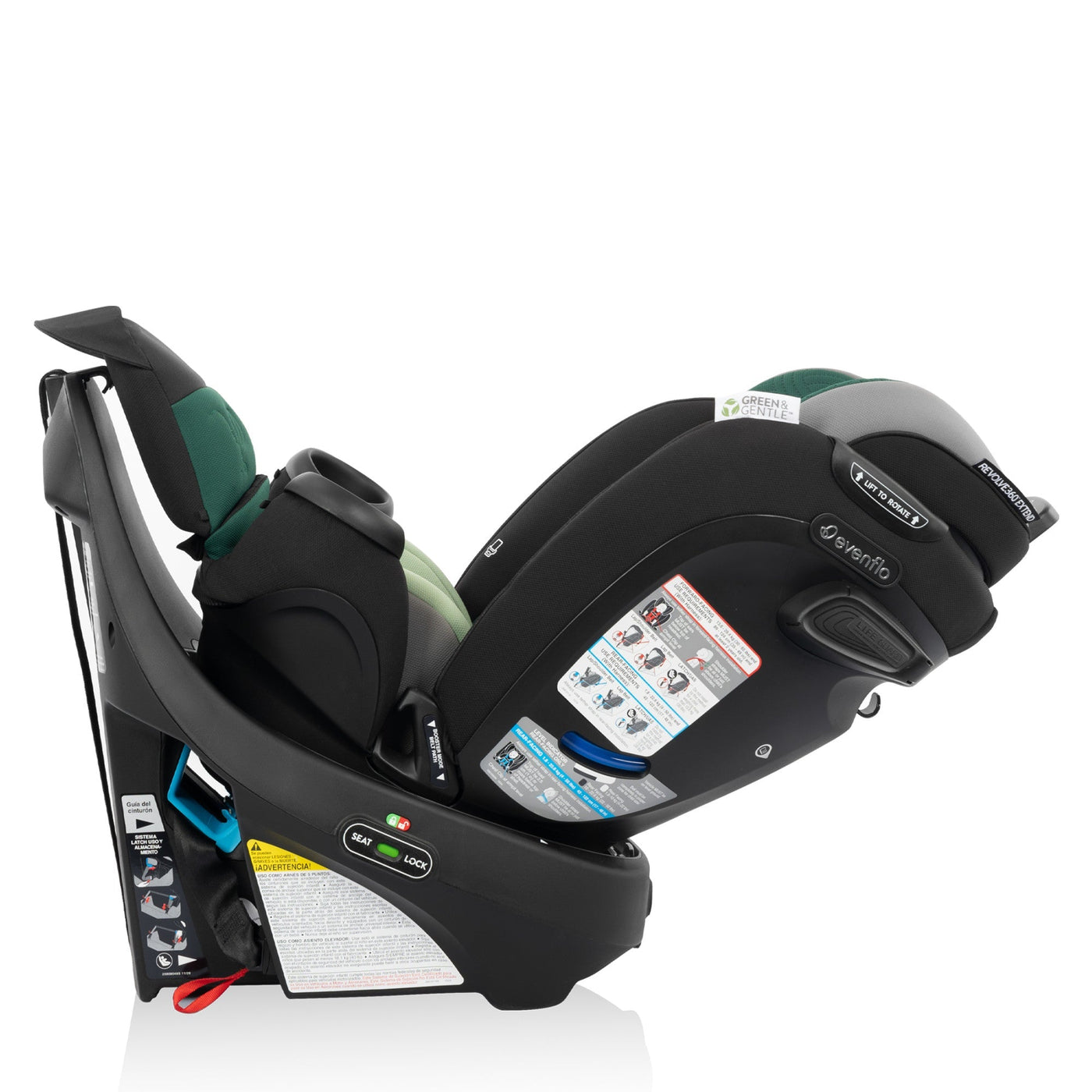 Evenflo Gold Revolve360 Extend 360° Rotating All‑in‑One Car Seat